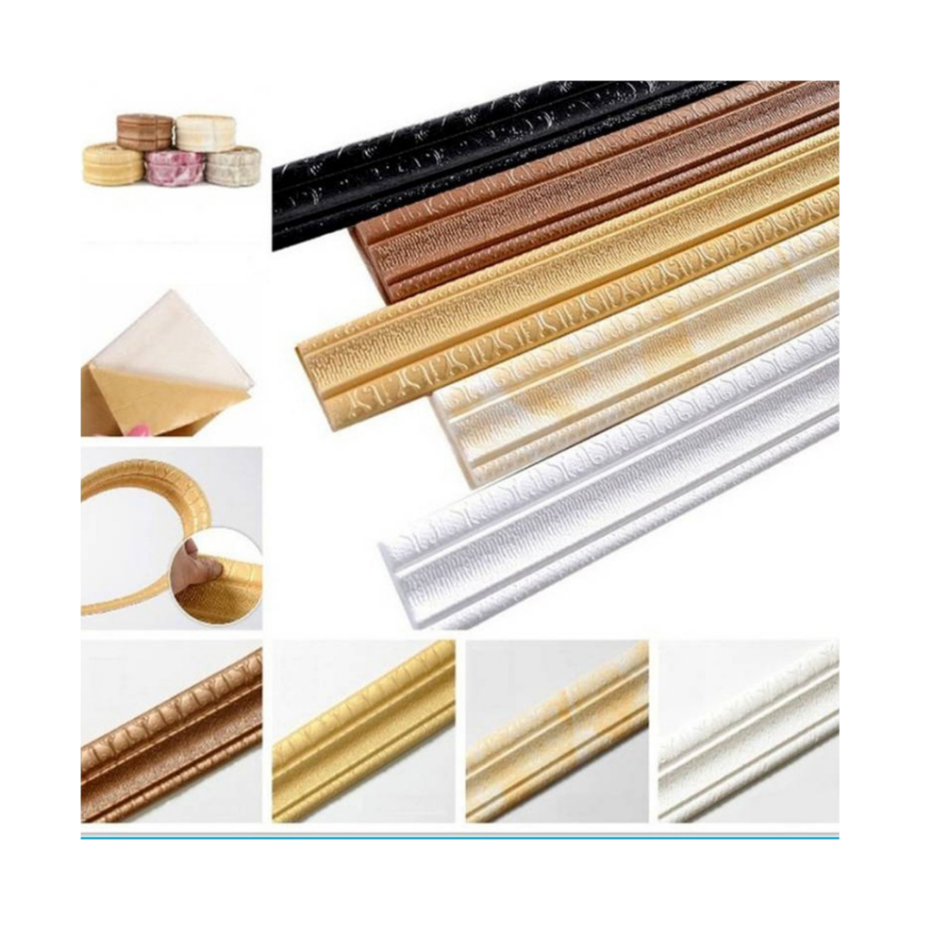 Border List Foam 3D Walpaper List Border Foam Stiker Dinding List 3D