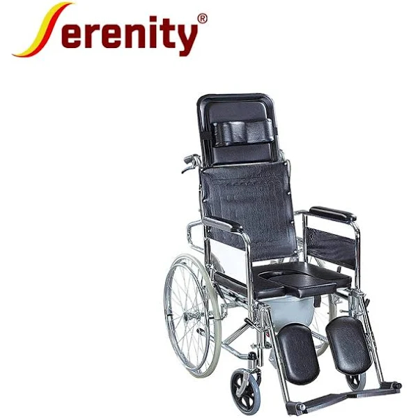 SERENITY Commode FS609GCU / Kursi Roda 3in1