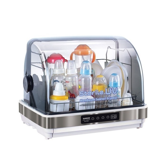 SANKEN Dish Dryer DD-63 UV Sterilizer 350W perngering kering 30–60 menit steril 42L Liter UV 99,99 %