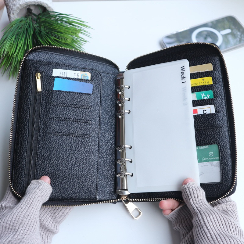 

EMI binder A6 zipper / kualitas import
