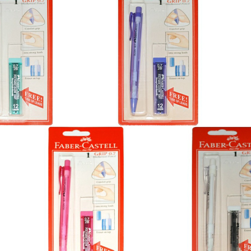 

Spesial Pensil Mekanik 7 2B Transparant Mechanical Pencil 7 2B Transparant Faber Castell FREE Refill