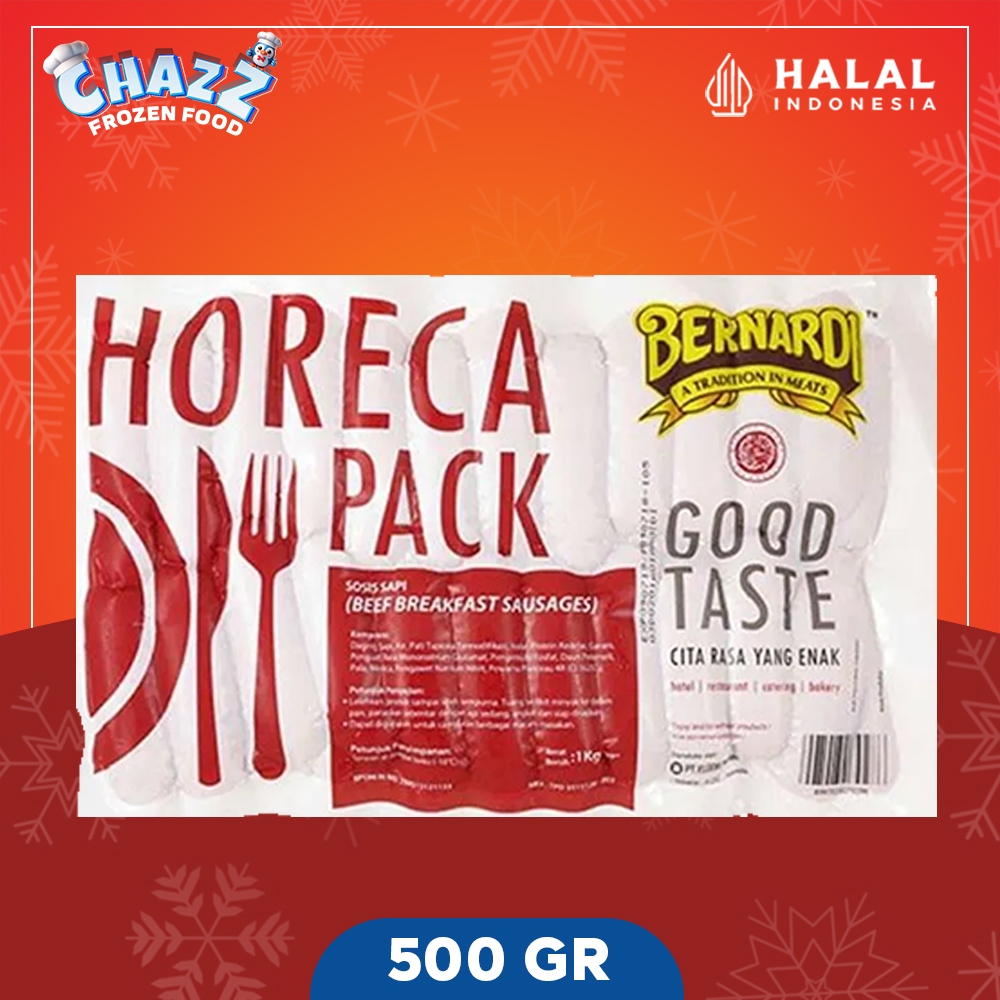 

Bernardi Horeca Sosis Sapi 500 gr