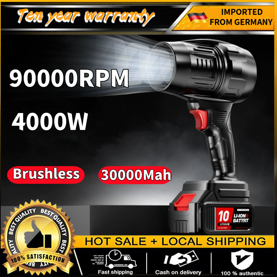 Diskoom Blower angin mini portable Cordless 3800W mesin blower baterai angin kencang