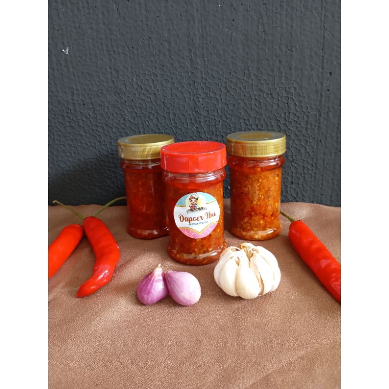 

AySambal Sambal Botol Terasi / Geprek / Bawang / Ijo Kemasan 135gr
