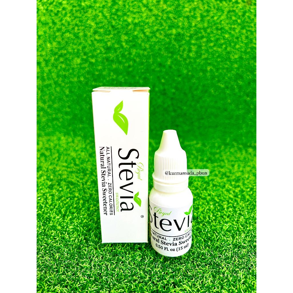 

Royal Stevia Sweetener Tetes Gula Cair 15ml
