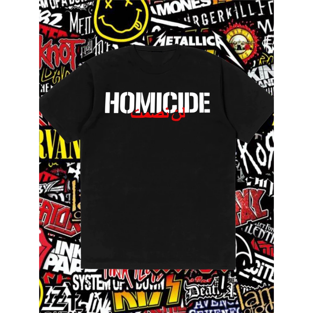 KAOS MARCHANDISE BAND HOMICIDE - HOMICIDE TERRA ANGKARA TSHIRT