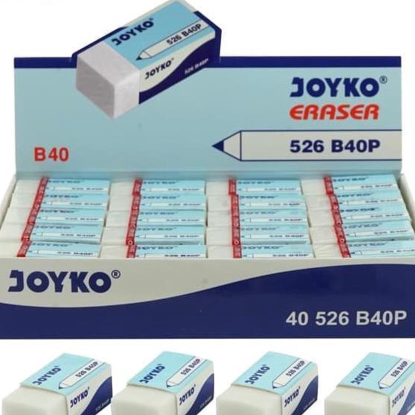 

Terbaik Penghapus Stip Joyko Putih Kecil 4PCS