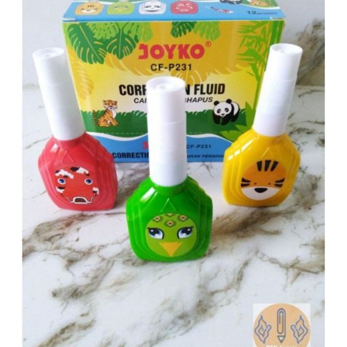 

Eksklusif Correction Fluid Tipe x Cair Joyko P 231 1box12pcs
