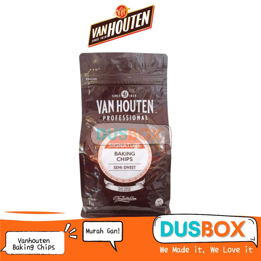 

Vanhouten Semi Sweet Baking Chips 8000CT 1kg / Choco Chip Vanhouten 1kg / Choco Chip 1kg