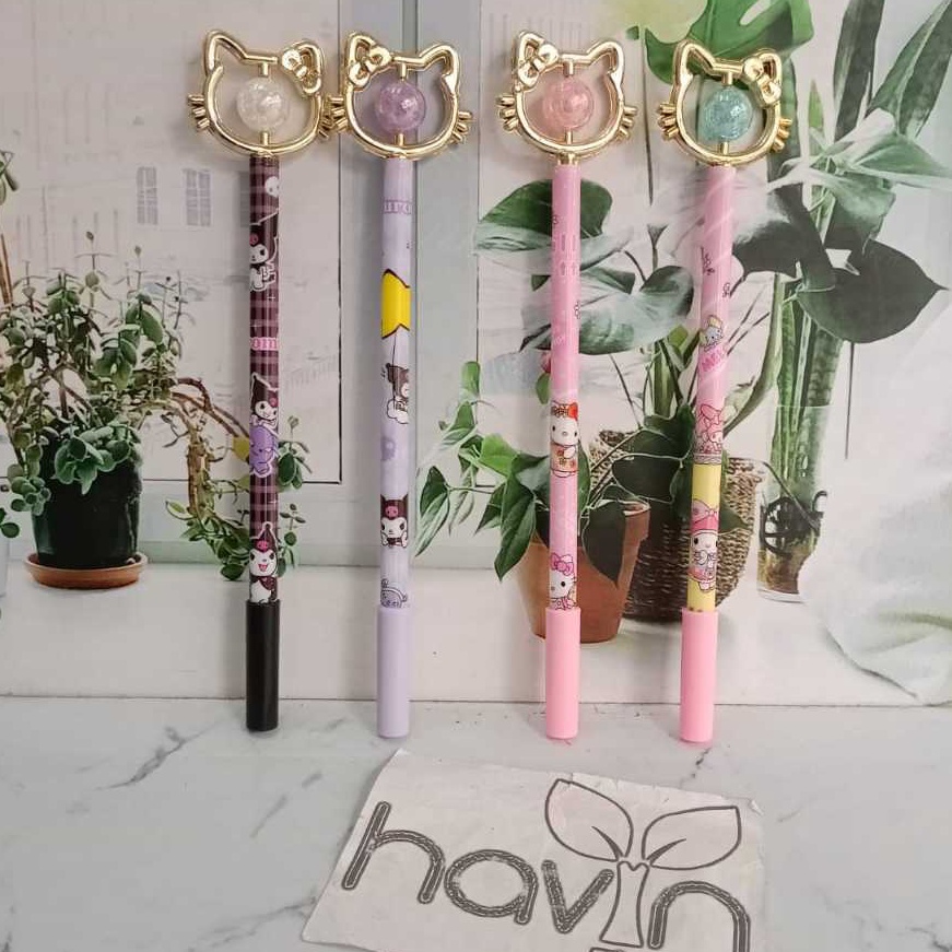

KF7 12pc PENA BALLPEN PEN GEL motif TONGKAT BINTANG SAILOR MOON BARBIE BUMI