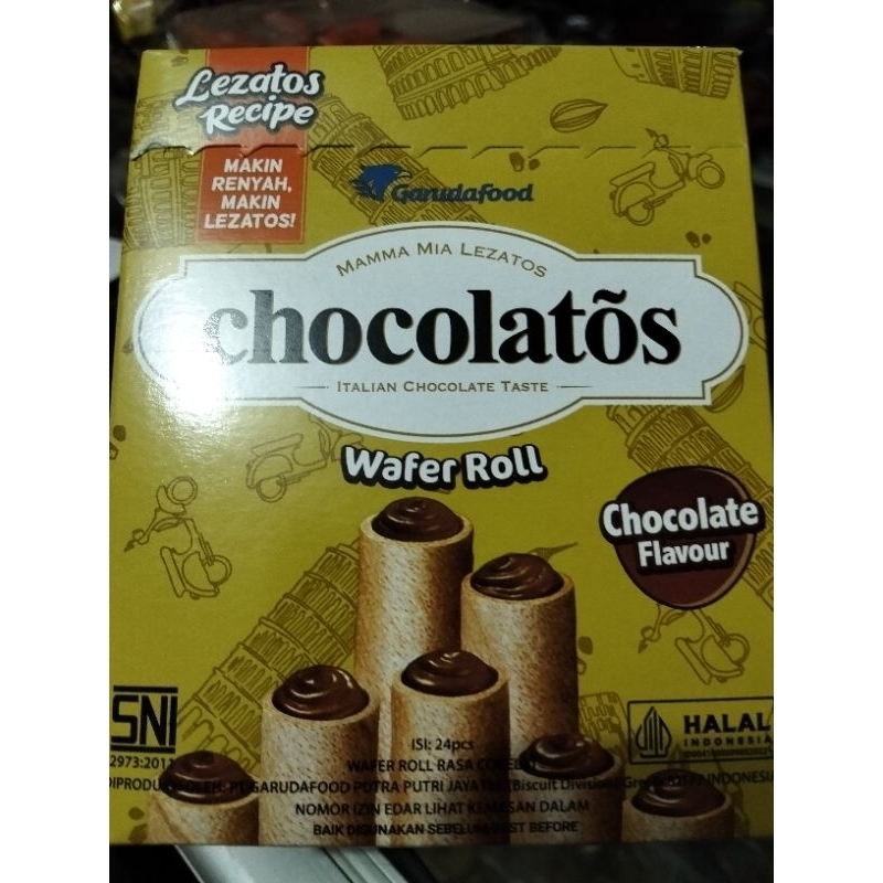 

CHOCOLATOS ROLL COKELATE /24PCS