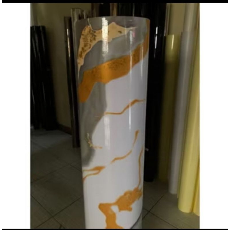 Stiker Wallpaper dinding Motif Marmer 1 Roll