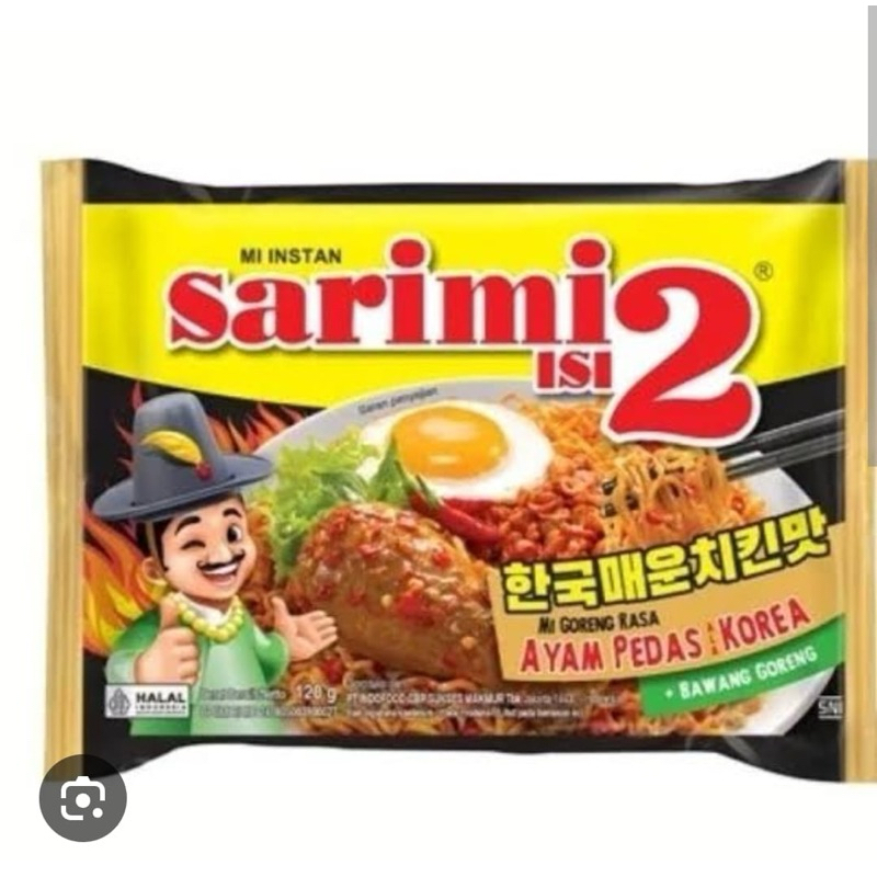 

SARIMI Mi Instant isi 2 Ayam pedas Korea 120gr