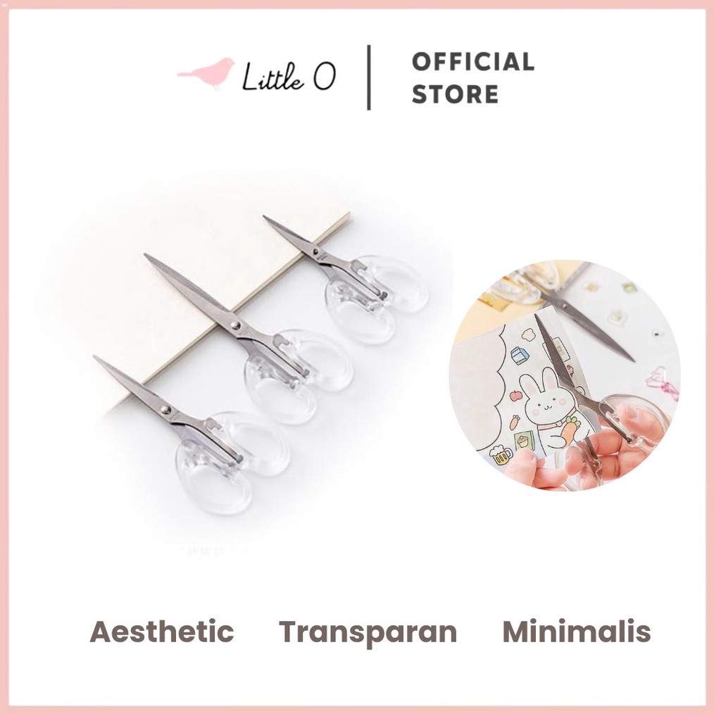 

Promo Diskon Transparent Scissors gunting kertas japan design A6