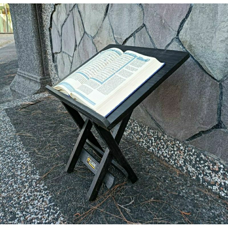 {Bisa disetel kemiringan meja} Meja Ngaji/ Meja Baca Al Quran/ Meja Tahfidz/ Meja Lipat Model Miring