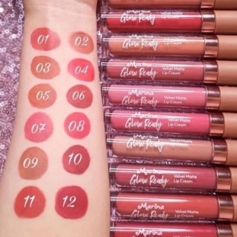 Marina Glow Ready Velvet Mate Lip Cream