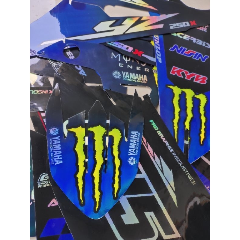 stiker yz 125 X fullbody laminasi glosy