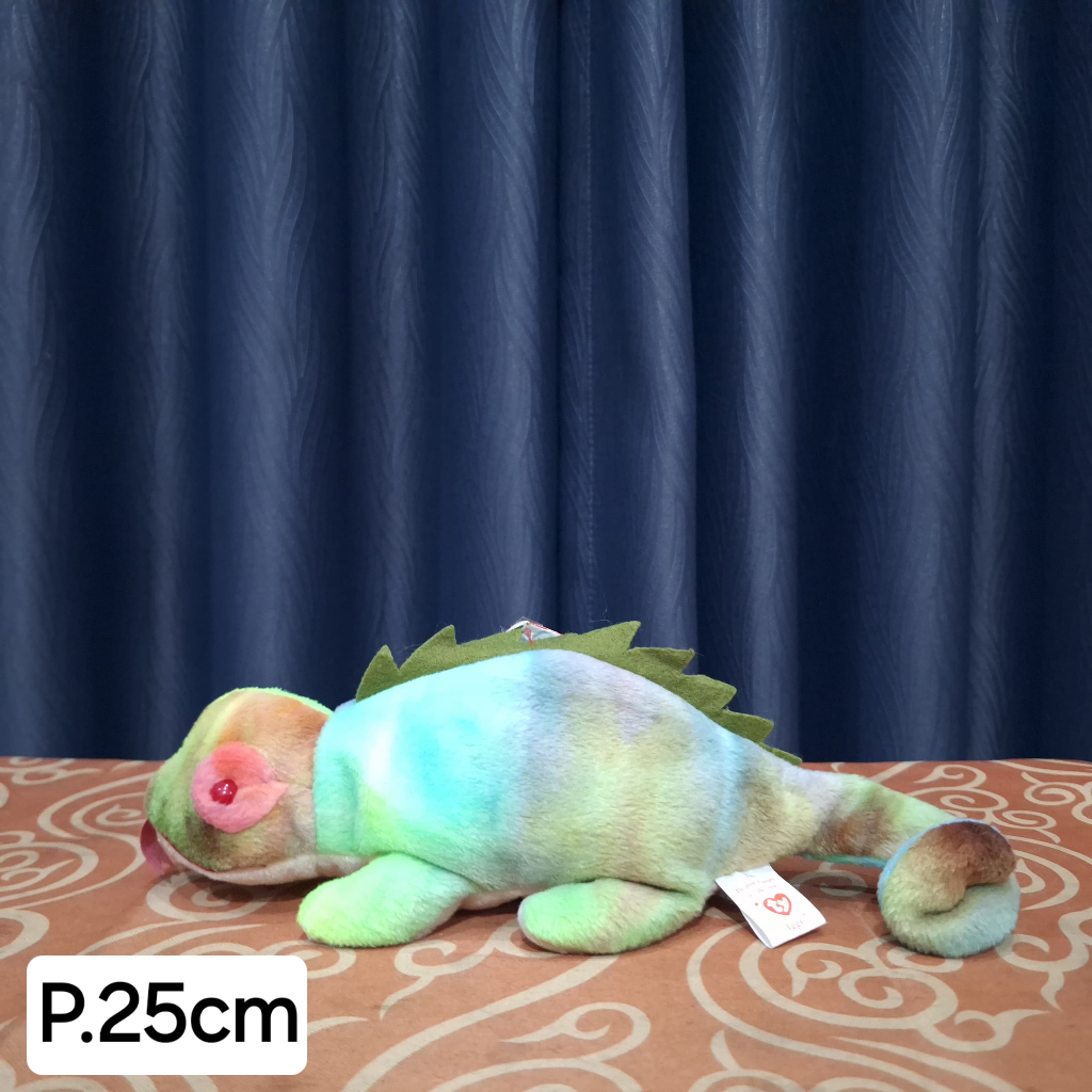 Boneka Bunglon Pelangi Rainbow Original Ty Cantik Lucu