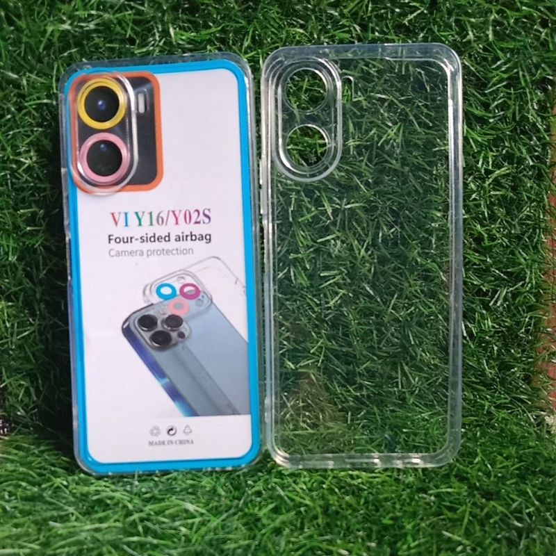 Silikon Bening transparan Vivo Y16/Y02S Clear Case transparan