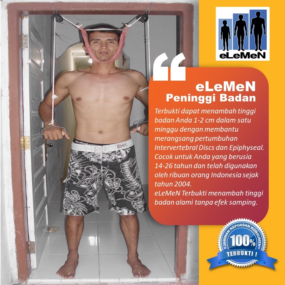 Peninggi Badan eLeMeN Alat Terapi Peninggi Badan Ampuh Alami Tanpa Efek Samping