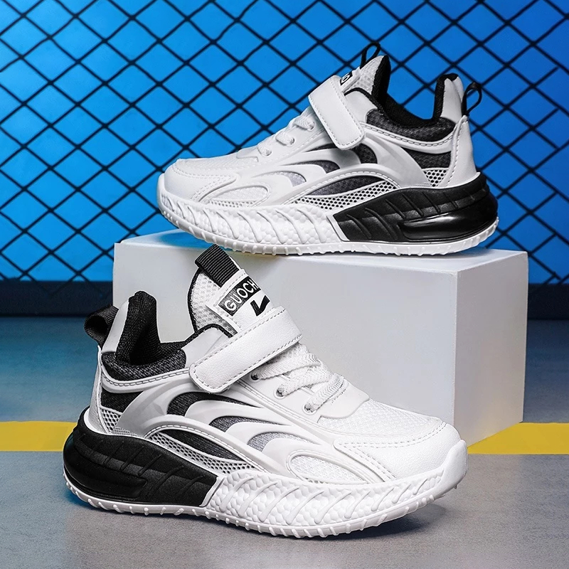 Sepatu Anak Cowok Import Sepatu Anak Laki Laki Hitam Sepatu Sneakers Olahraga Anak Laki Laki Ringan 