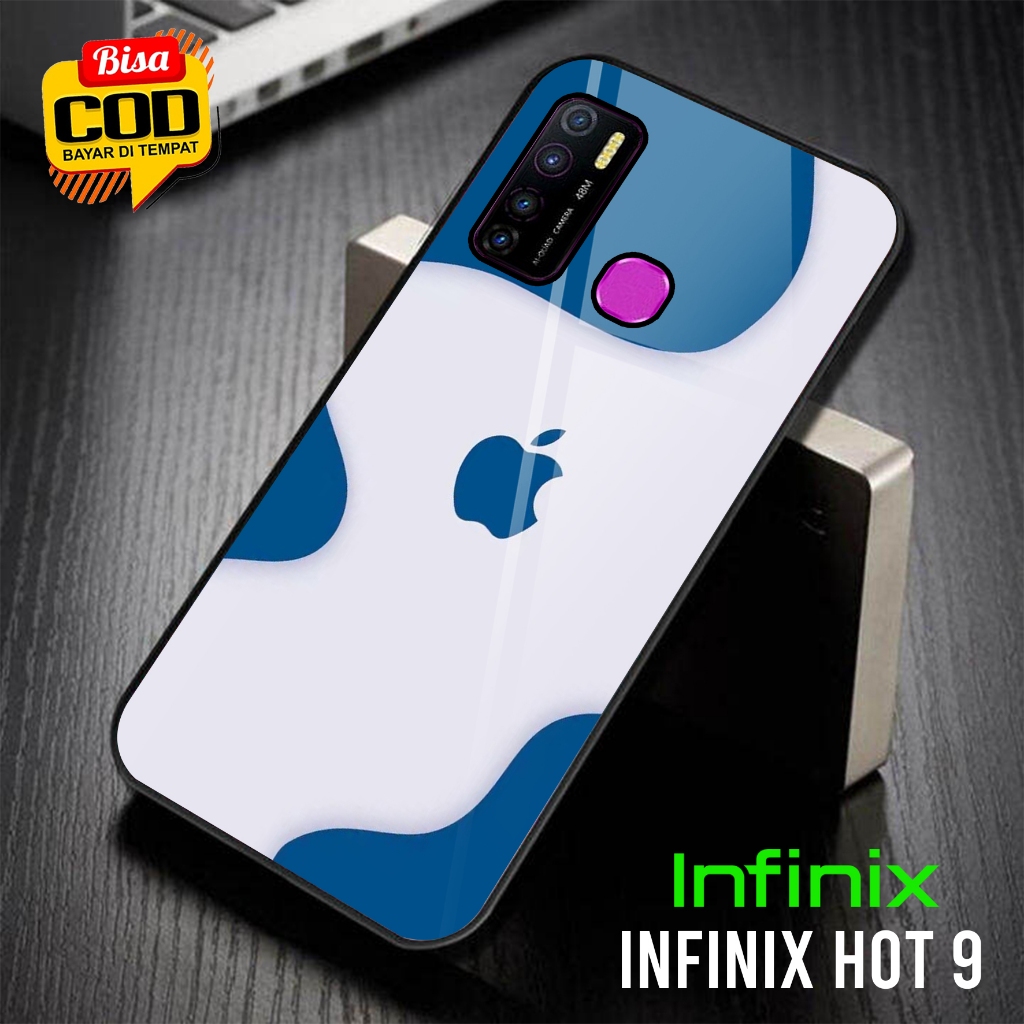 Toly Case Infinix Hot 9 Terbaru [ IPhone Logo Magsafe ] - Casing hp Infinix Hot 9 - Case Hp Infinix 