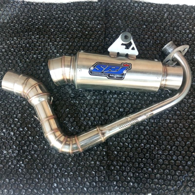 knalpot srj racing 354 kompetisi 20cm matic mio m3 j gt soul X-Ride Xeon injeksi beat karbu esp stre