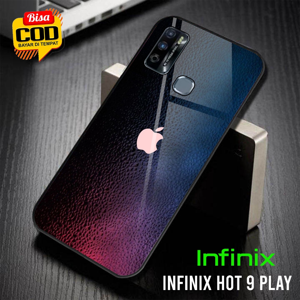 Toly Case Infinix Hot 9 Play Terbaru [ IPhone Logo Magsafe ] - Casing hp Infinix Hot 9 Play - Case H