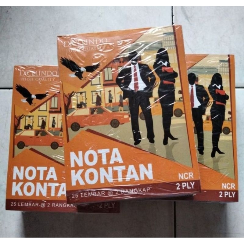 

Nota Kontan 2 ply NCR EXCELINDO / Buku Nota B2 EXCELINDO Kontan Besar 2Ply NCR / Nota Kontan Rangkap 2