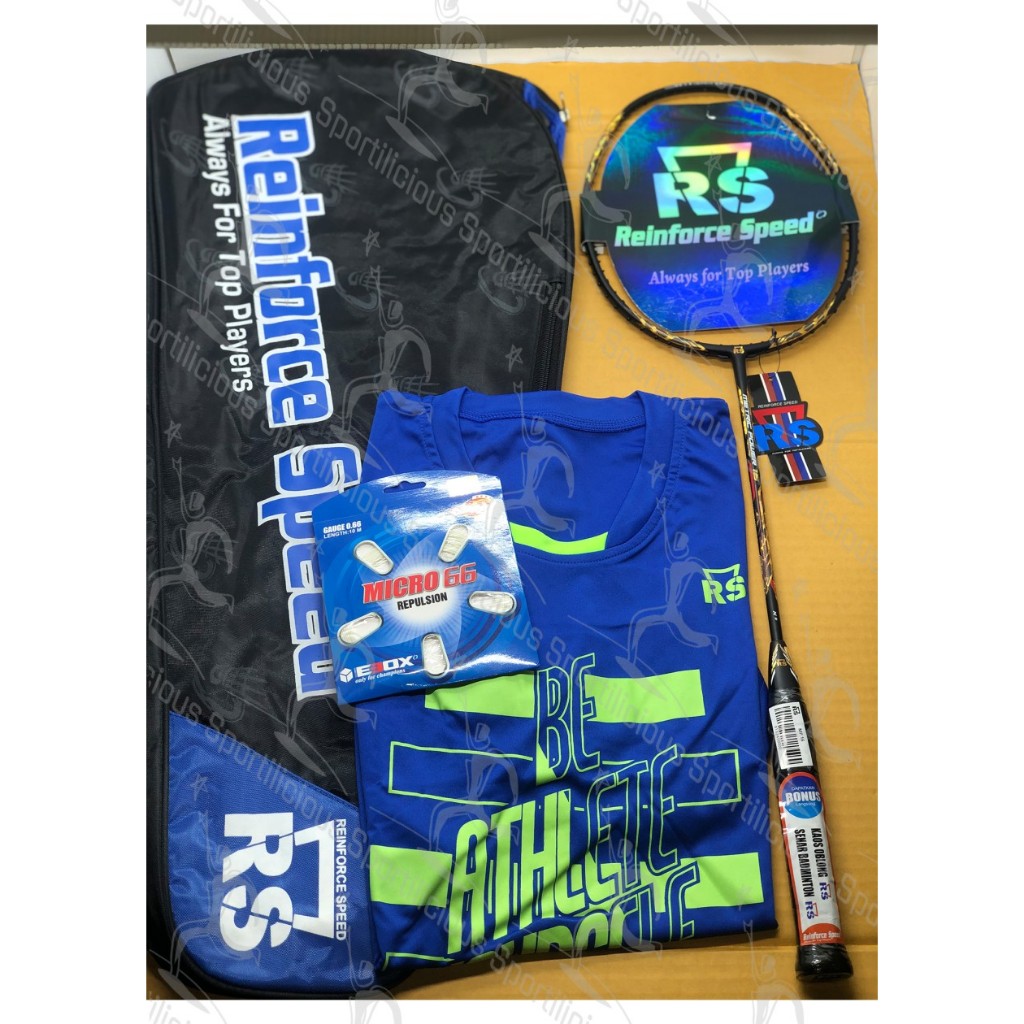 Raket Bulutangkis / Badminton RS Metric Power 16 N II Fullset Original
