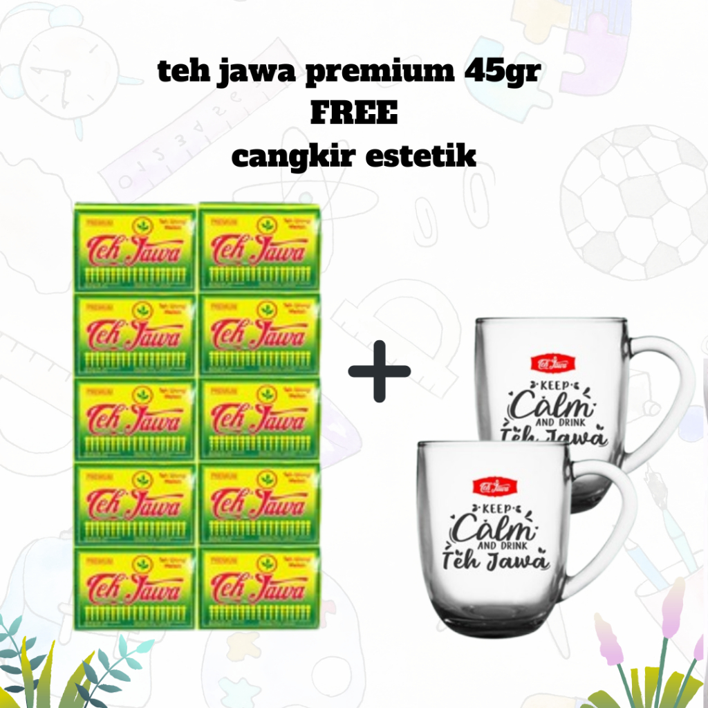 

Teh Jawa I Teh Tubruk PREMIUM 10x45gr (PACK) + FREE Cangkir