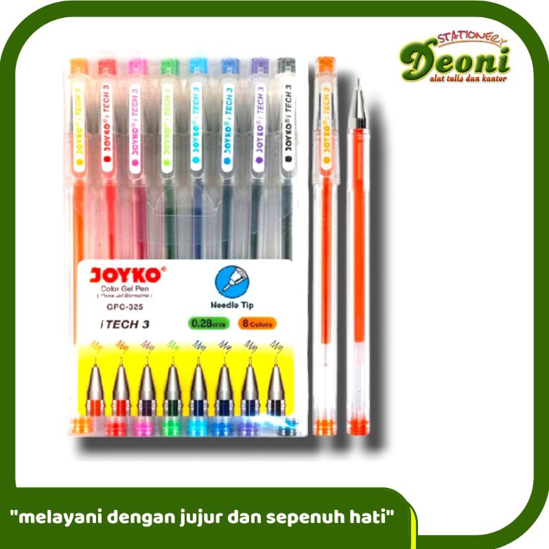 

Joyko color Gel Pen I-Tech 3 GPC-325 8 Colors