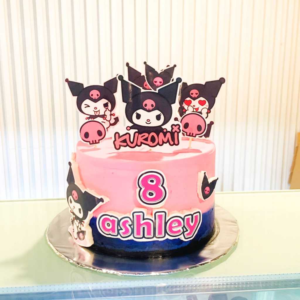 

Kue ulang tahun/Kue birthday/Cake custom birthday/Cake ultah/Kue tema Kuromi