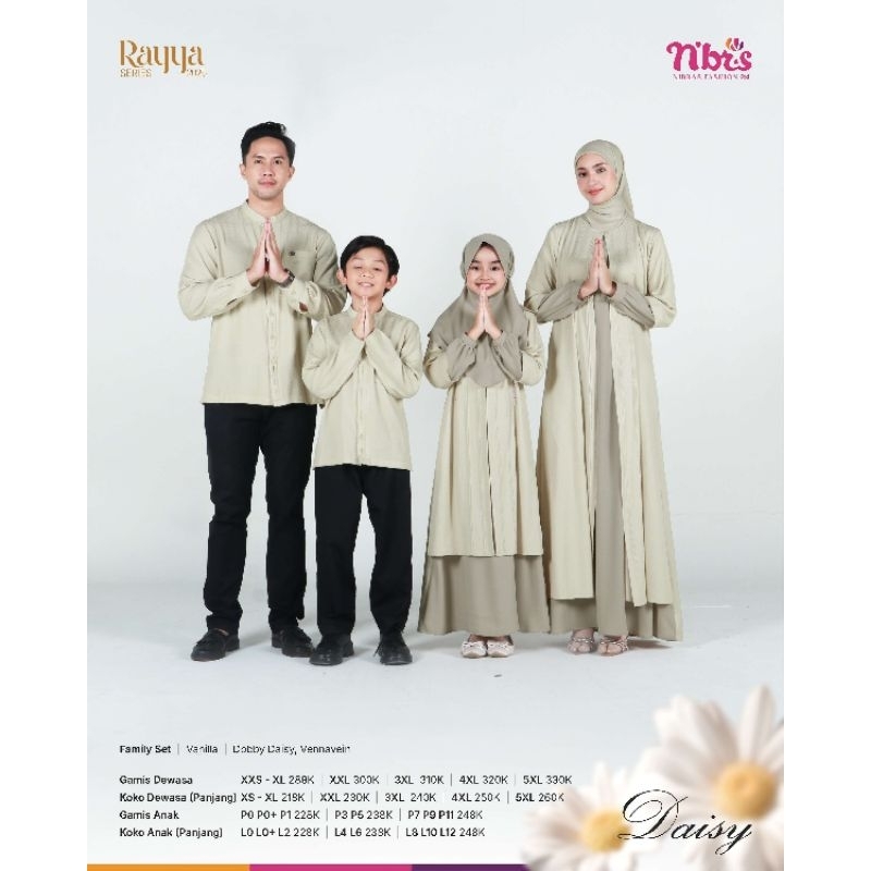 NIBRAS SARIMBIT DAISY VANILLA SARIMBIT NIBRAS COUPLE NIBRAS 2025