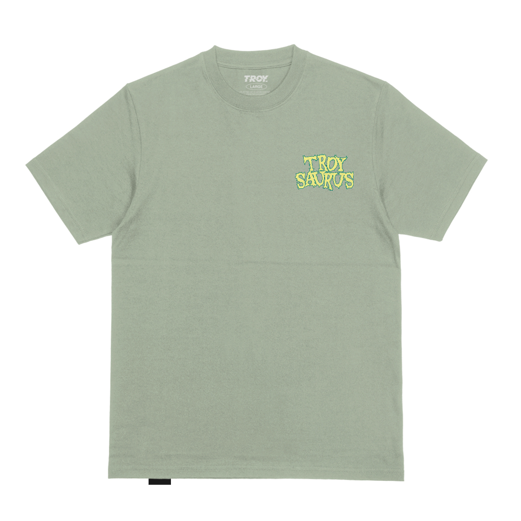 Troy Company Tshirt Sage Green Saurus - Kaos Lengan Pendek Kaos Hijau Sage MTD 2809