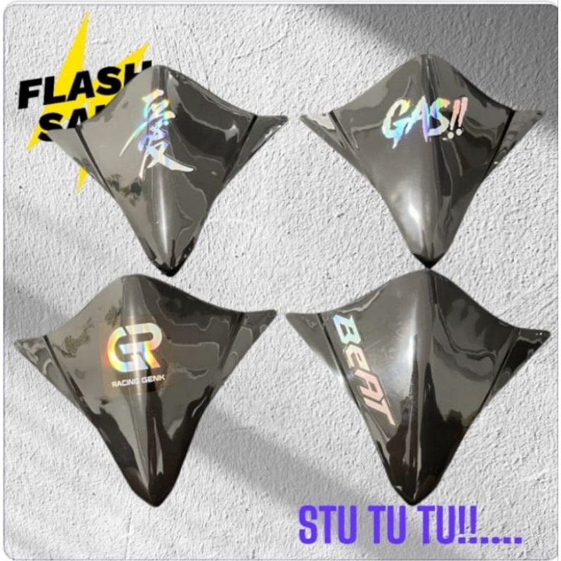 HOLOGRAM STIKER Visor Beat deluxe 2020-2023 Visor beat new 2020-2024