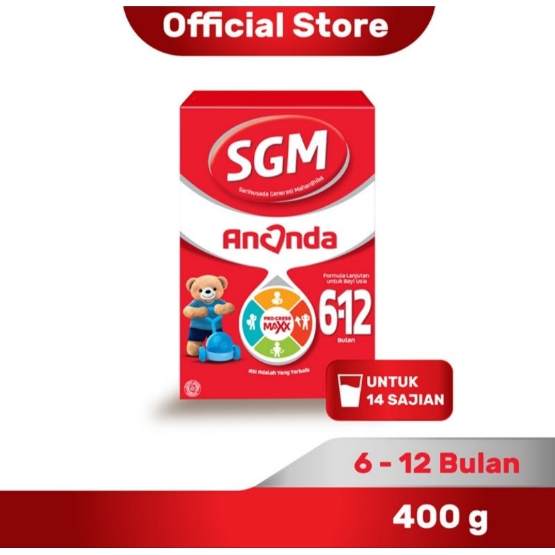 SGM Ananda 2 Susu Formula Bayi 6-12 Bulan 400 g