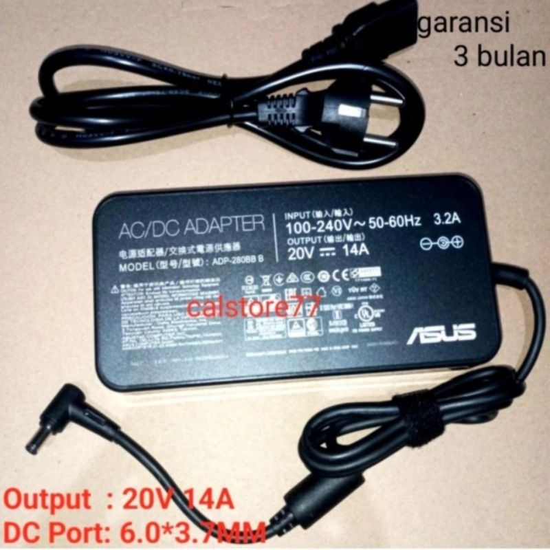 Charger laptop Asus ROG Strix G15 G513QY G17QY 20V-14A 280watt