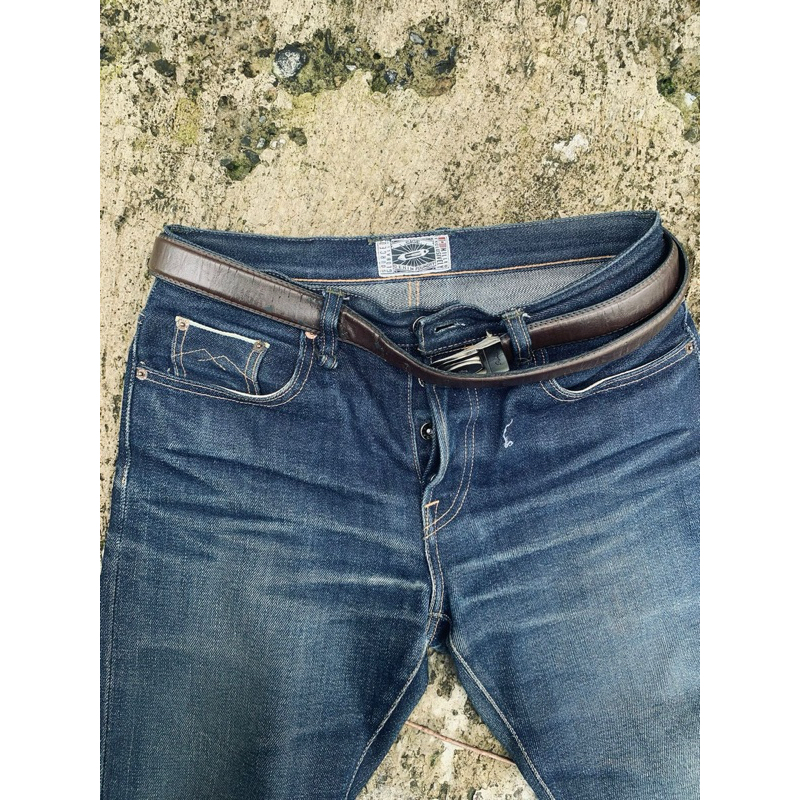 Denim Selvedge Sage Ramie 20 oz