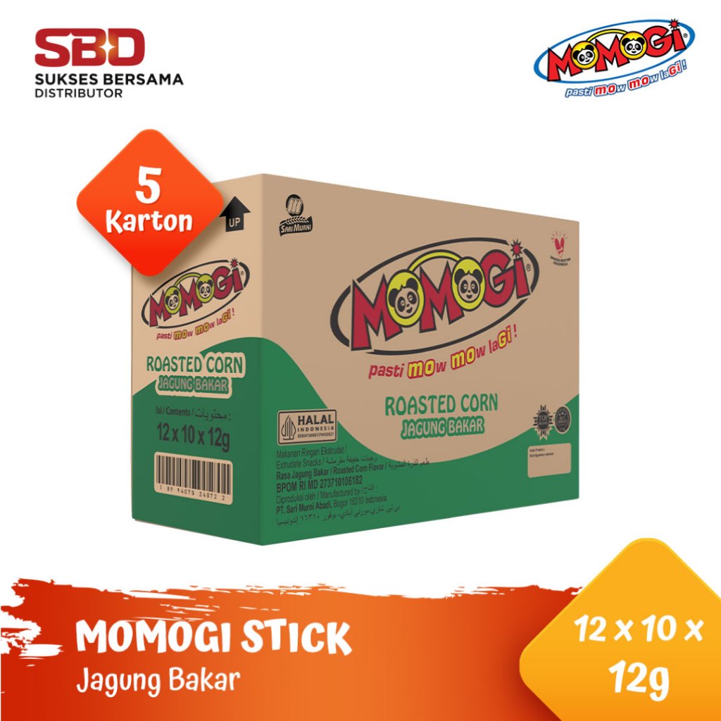 

Momogi Stick 12gr - Jagung Bakar [5 Karton]