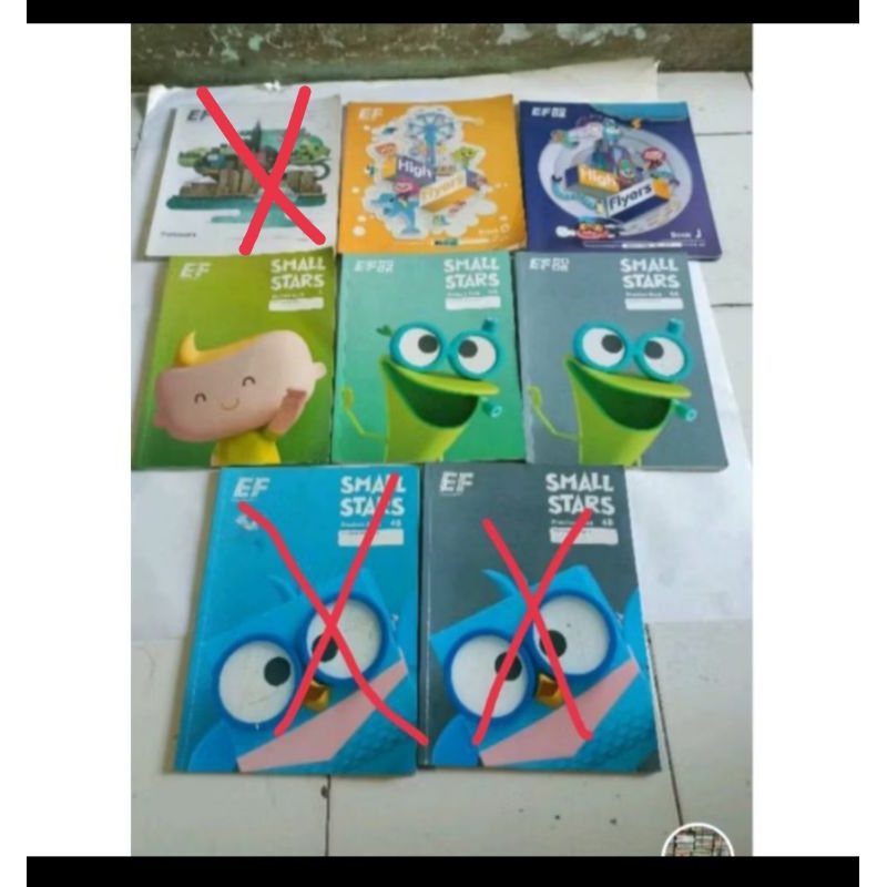 EF TRAILBLAZERS, EF HIGH FLYERS, EF SMALL STARS TANPA CD