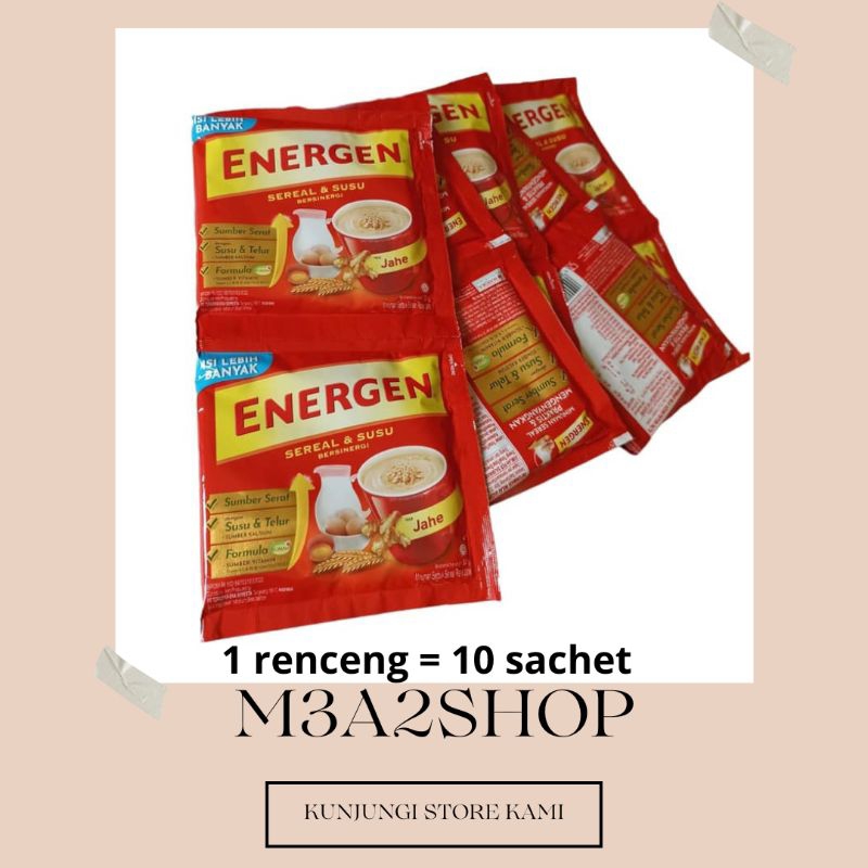 

ENERGEN JAHE RENCENG ISI 10 SACHET