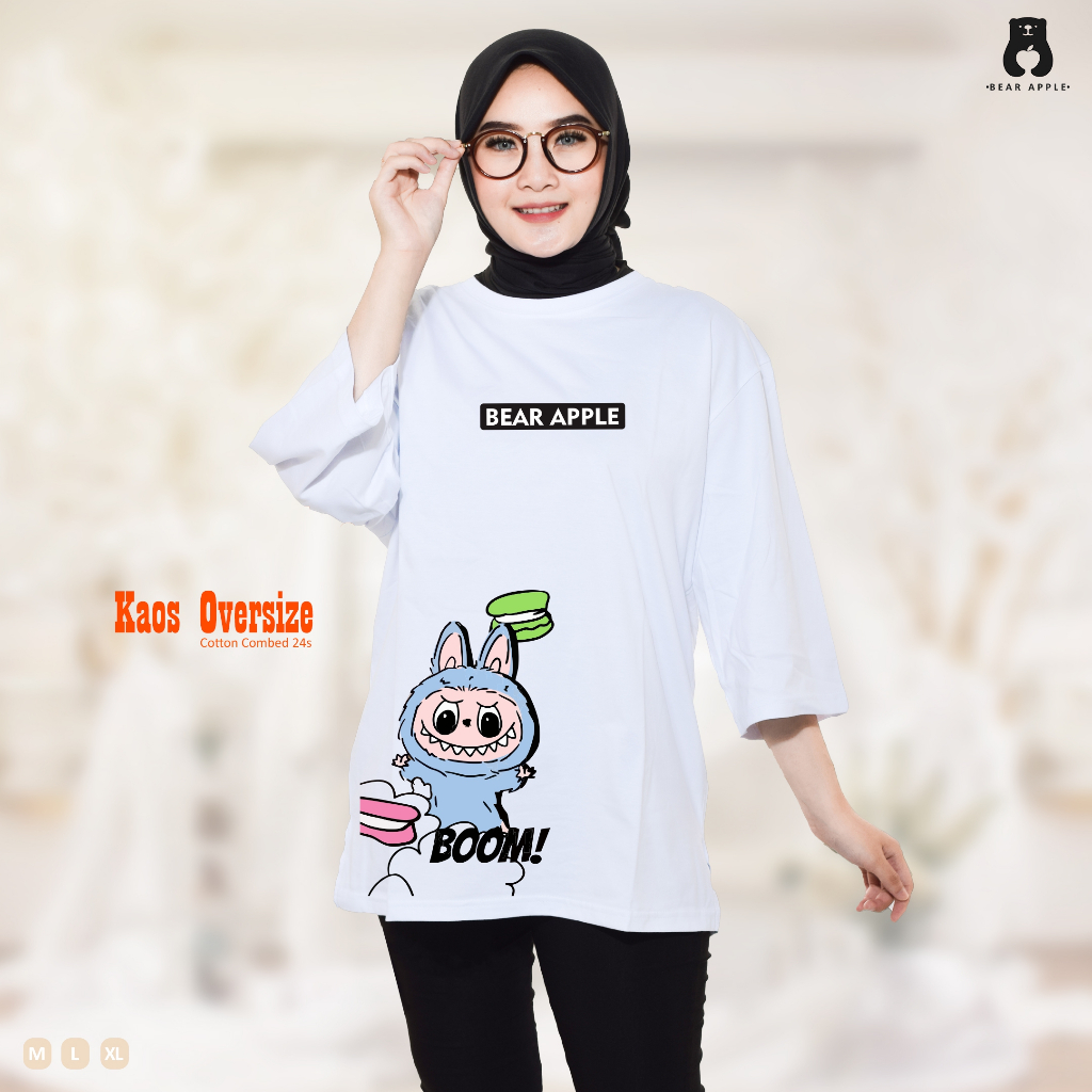 Kaos Oversize Wanita/Kaos Wanita/kaos cewek/Oversize/Kaos viral /Kaos Labubuuu