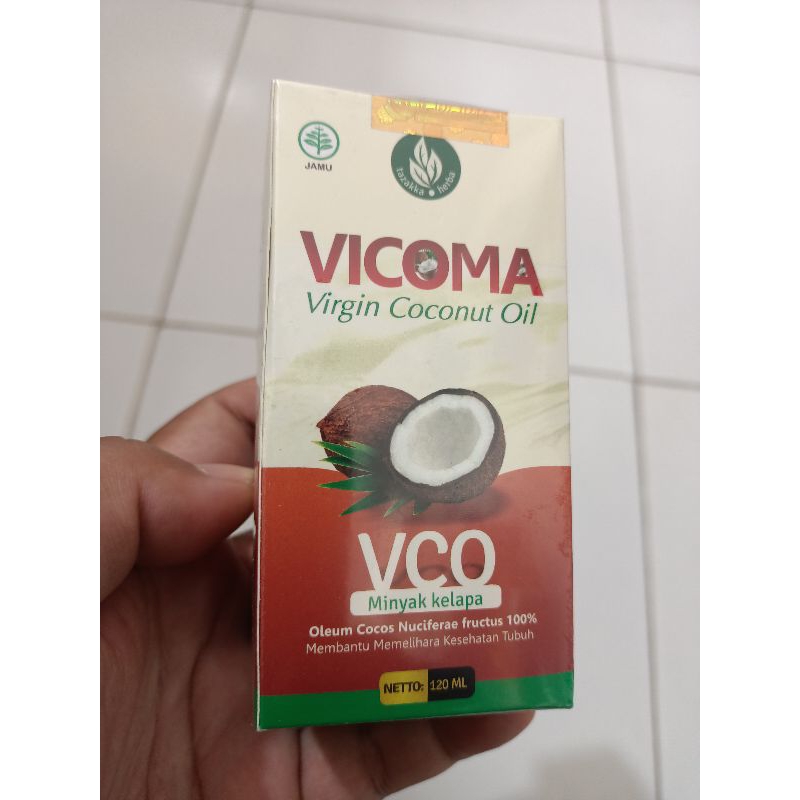 

Minyak Kelapa VCO Virgin Coconut Oil VICOMA 120 ml Tazakka