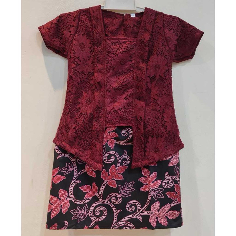 setelan kebaya anak perempuan baju kebaya anak 2-5 tahun