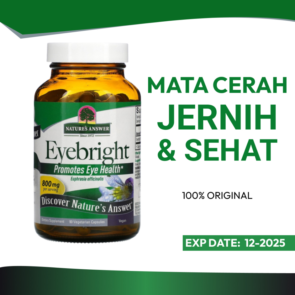 Natures Answer Herb Eyebright Vitamin Kesehatan Mata 90 Kapsul