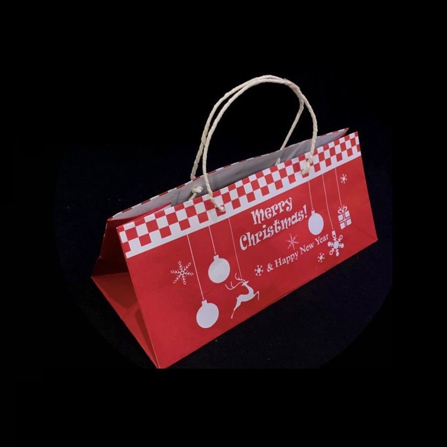 

(5 pcs) Paperbag Hampers Natal Christmas Tas Hadiah Christmas Goodiebag Natal