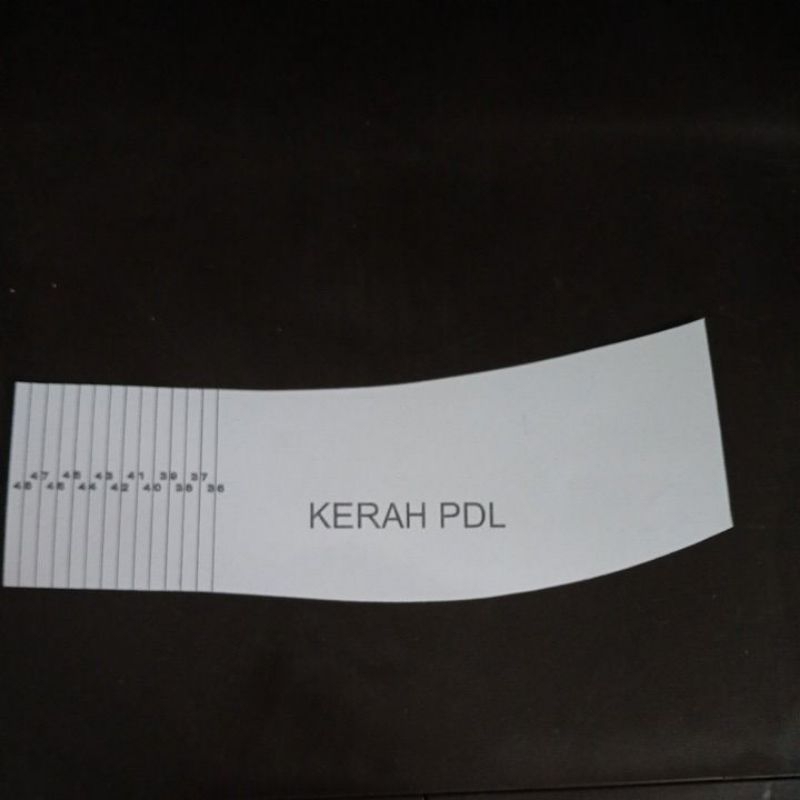 POLA KERAH PDL KARTON DUPLEX 250 GR