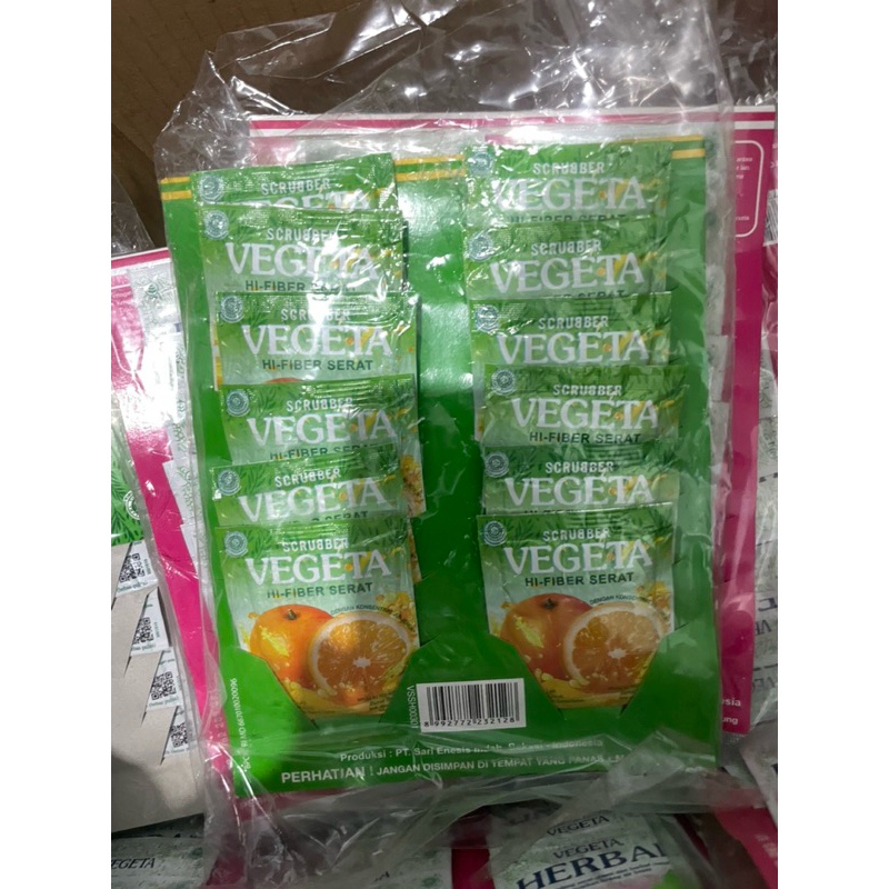 

Vegeta Scrubber Sacet Isi 12 Pcs Rasa Jeruk