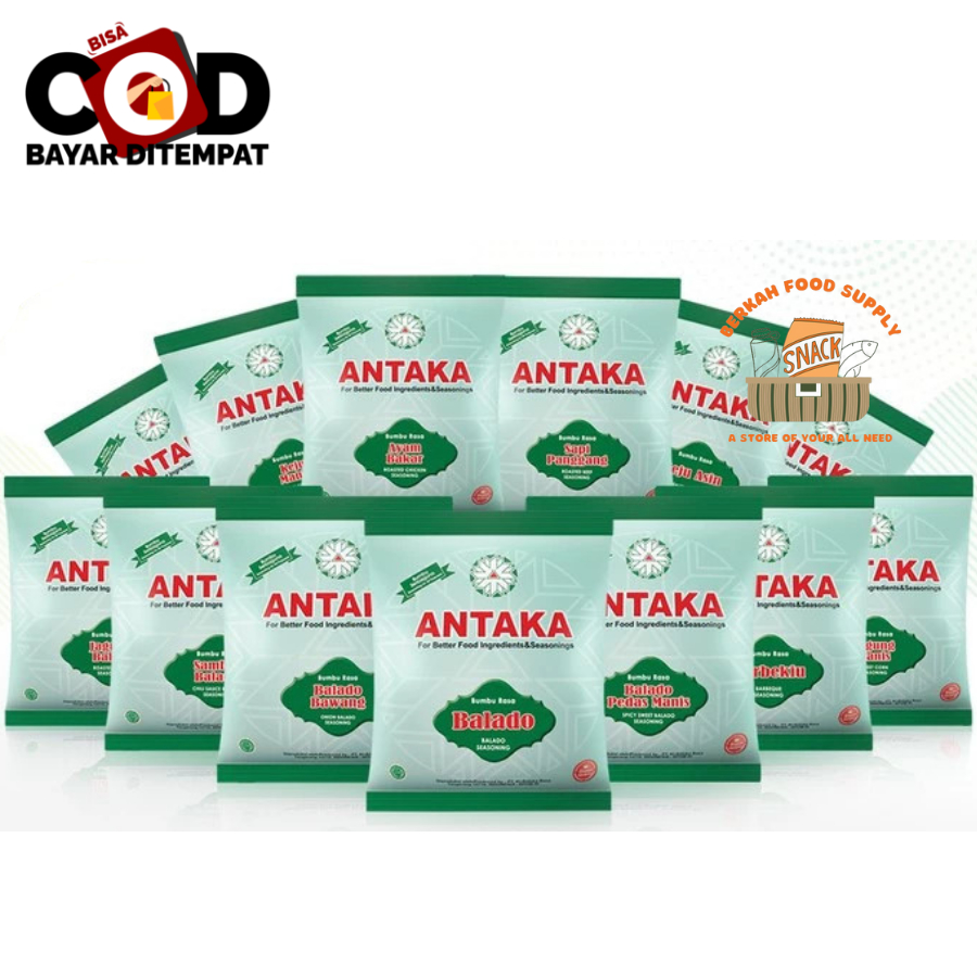 

[ BERKAH ] Antaka Bumbu Tabur Serbaguna 100gr Balado Bbq Balado Pedas Manis Sambal Balado Bubuk Cabai Pedas Keju Asin Ayam Bakar Keju Manis Jagung Bakar Jagung Manis Sapi Panggang Cabe TumTum Bumbu Instan Bumbu Dapur All Varian Rasa Halal